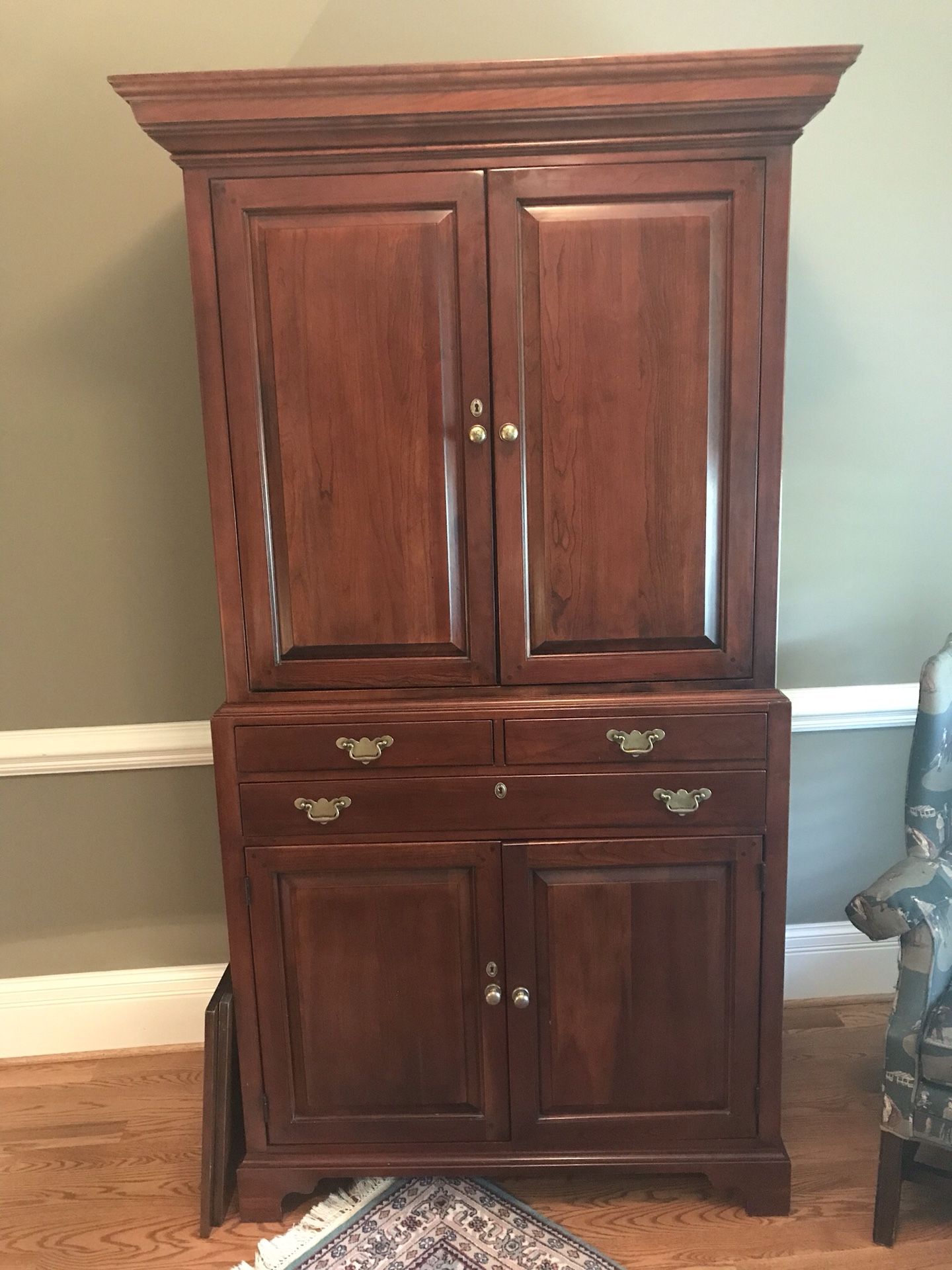 BOB TIMBERLAKE by LEXINGTON, Solid Cherry Cabinet