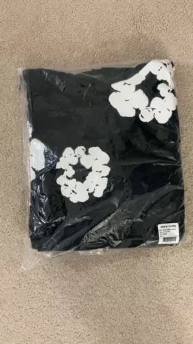 Denim Tears The Cotton Wreath Sweatshirt (Black/White)