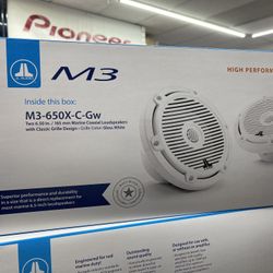 Jl Audio M3 6 1/2 inch marine speakers