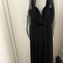 Brand New XXL Formal Black Gown 