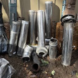 Stainless double wall stove pipe