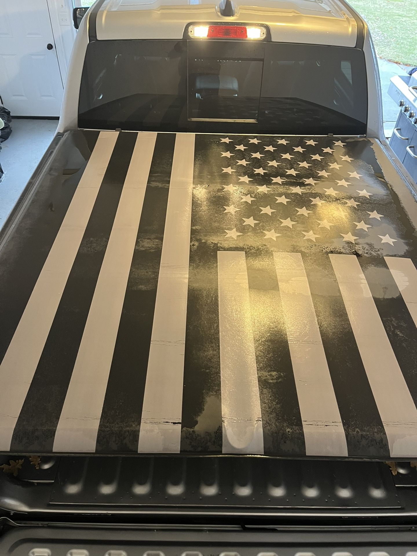 American Flag Tonneau Cover