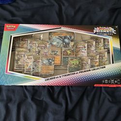 Prismatic Evolutions Lucario ex & Tyranitar ex Premium Collection