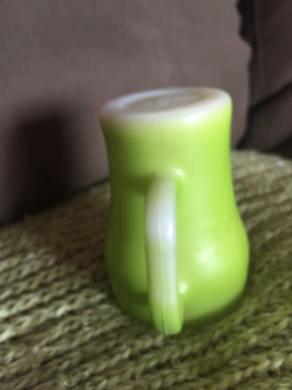 Fire King fountain soda cup