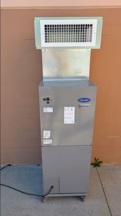Carrier Negative Air Machine Opticlean Scrubber Filter Works Well w Distributor Hood