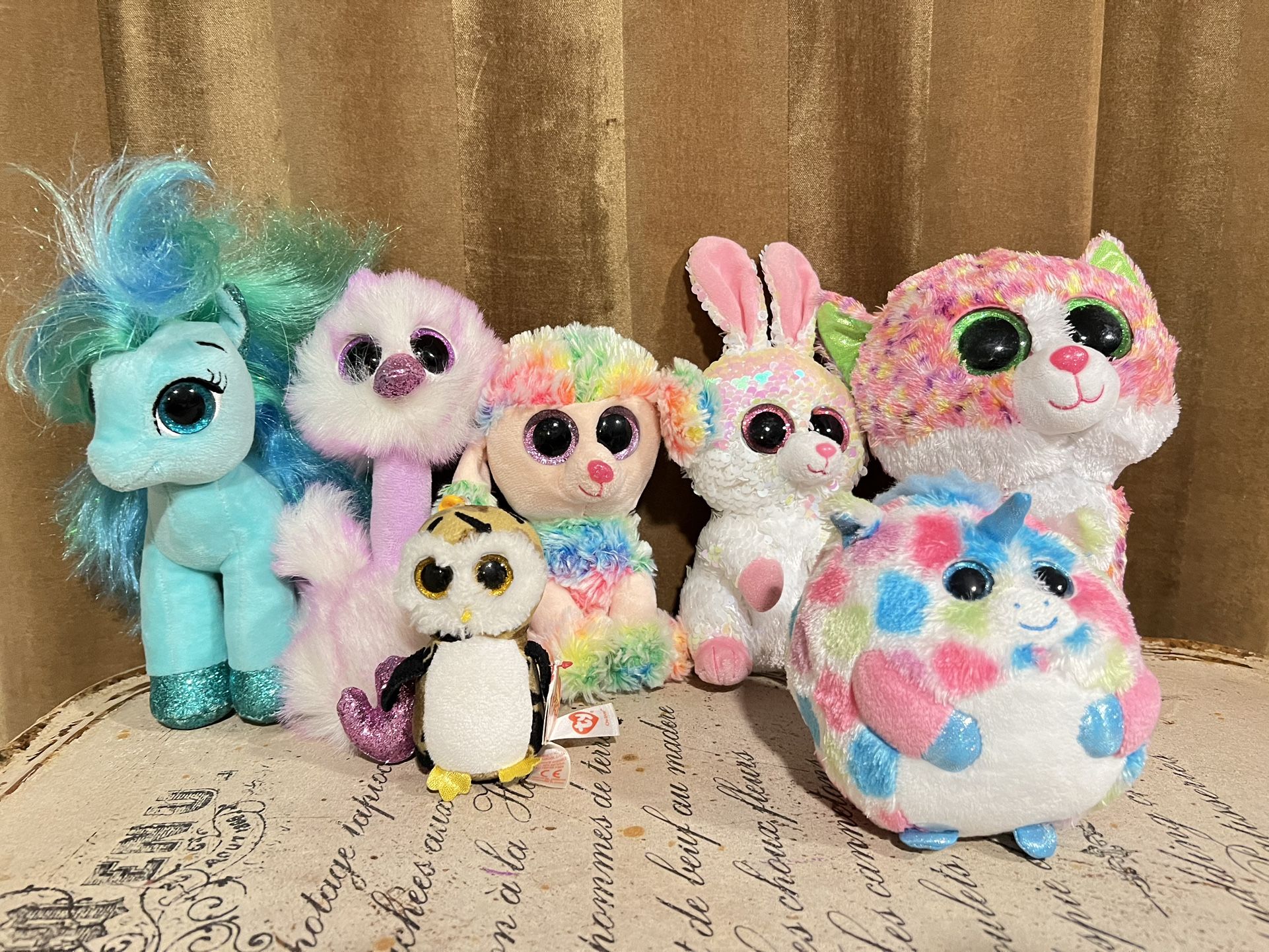 TY Beanie babies lot of 7 pieces