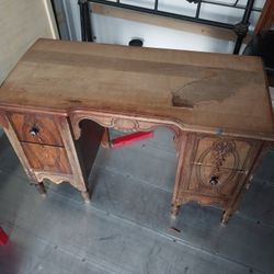 Antique Writing Desk Needs Restoration