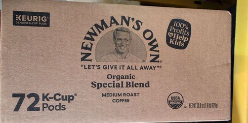 Newman's Own Organic Special Blend K-Cup Pods 72ct