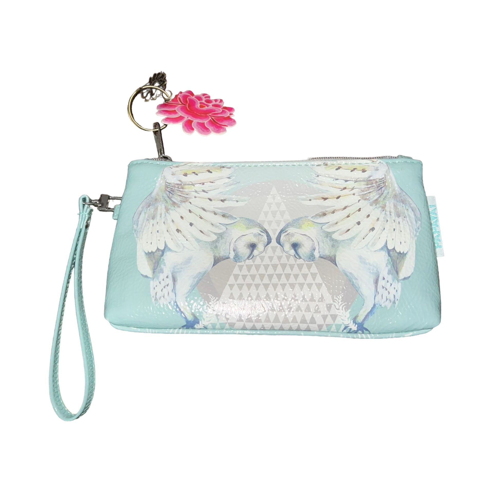 New 2016 Papaya Art Coated Clutch Wristlet Owls Wallet Wristlet (WLTWR207) NWT