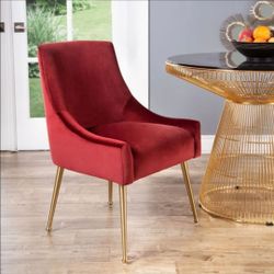 Abbyson Bevie Velvet Dining Chair 4Chairs