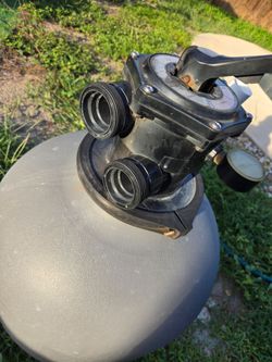 Pool Sand Filter with Multiport Valve