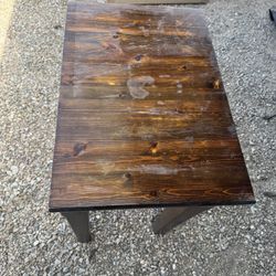 Small Wood Side Table