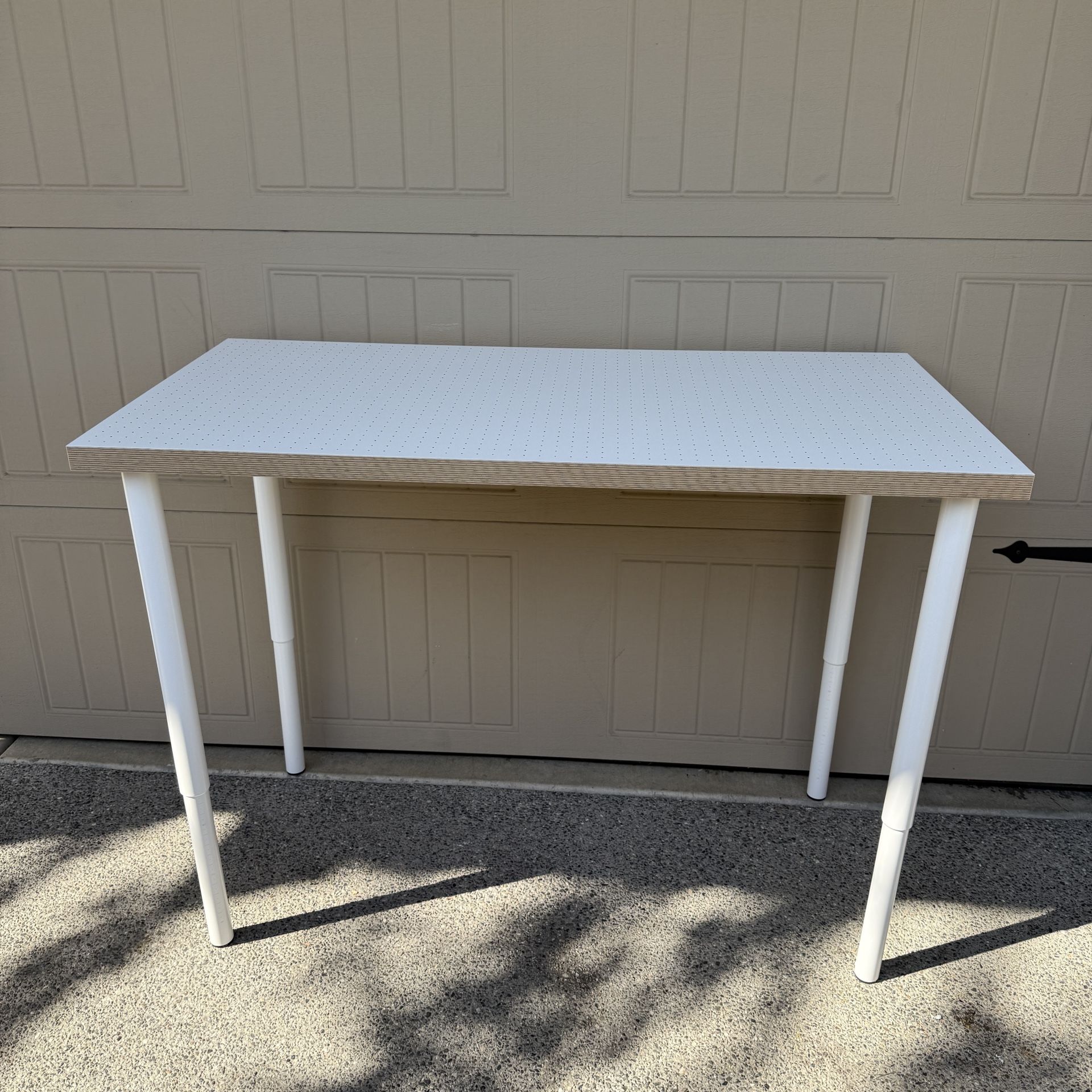 IKEA Table Top Work Table Desk w/ Adjustable Height Legs Lagkapten & Olov
