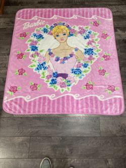 Used Original Vintage Barbie Blanket