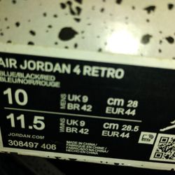 Blue Jordans In The Box