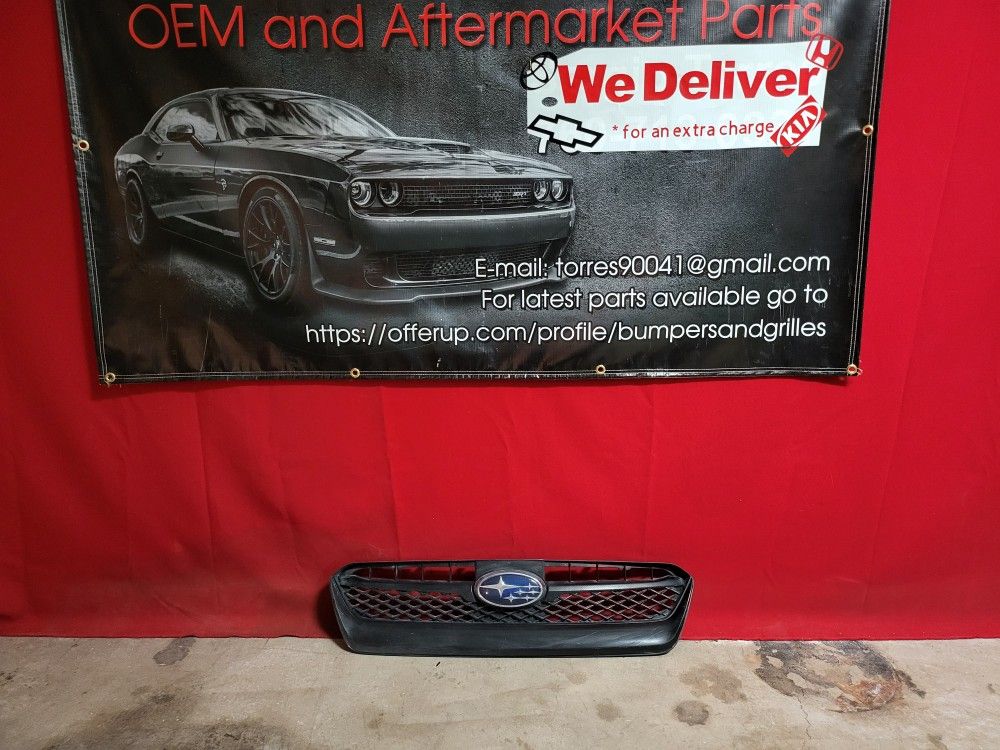 2015 2016 2017 Subaru WRX Front Grille Oem