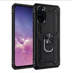 For Samsung Galaxy S11 Plus S20 Ultra Case Hybrid Armor Ring Holder Stand Cover. Condition is New.Black