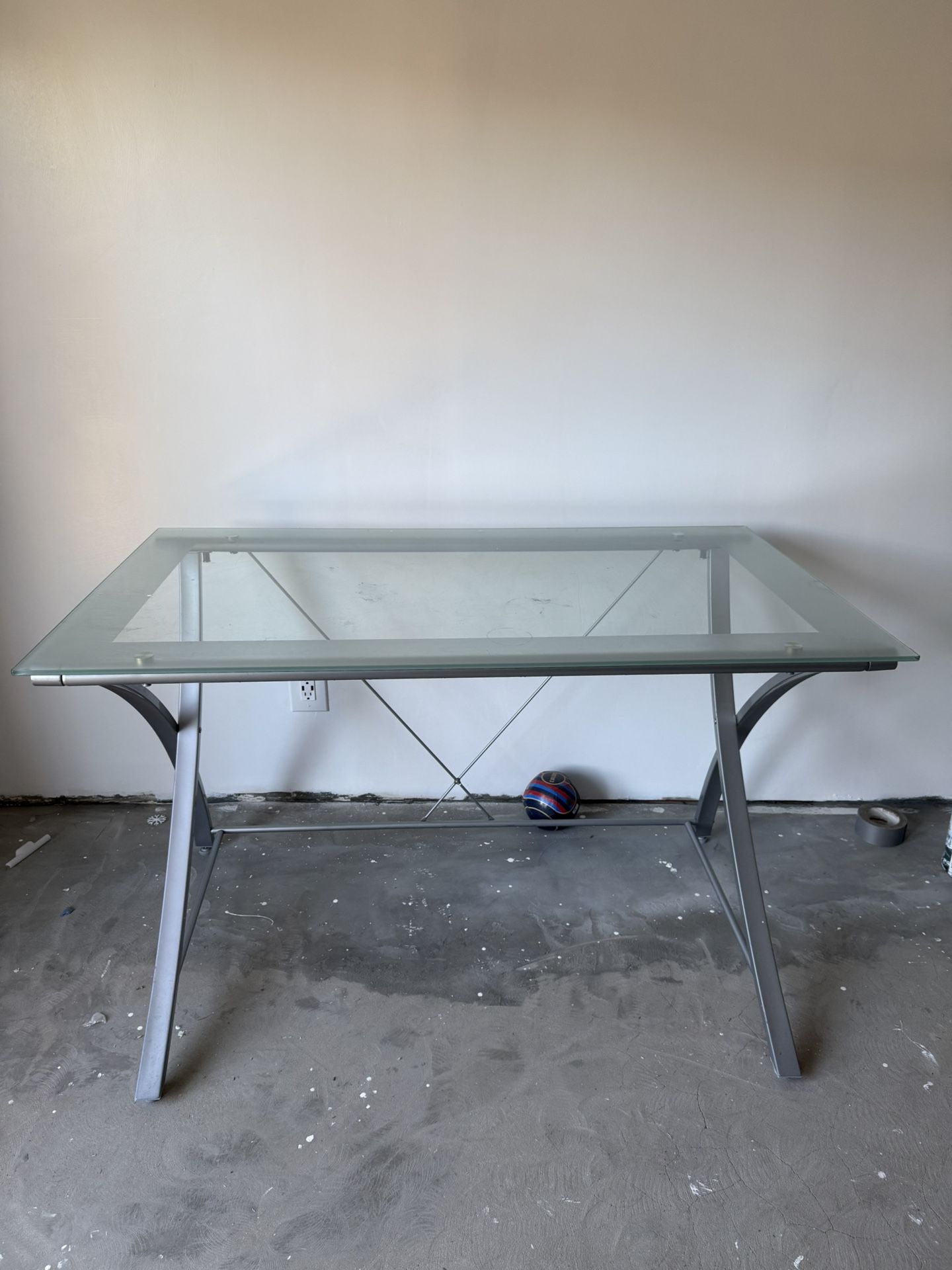 Glass Table Desk