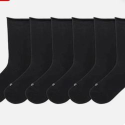 K.Bell Women’s Modal Roll Top Socks, 6 Pairs, Size 5–10 Multi Color, 