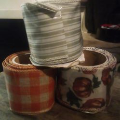 Decorative  Ribbon For Halloween Or Thanksgiving 