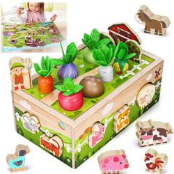 Brand New Montessori Wooden Sensory Toddler Toys: Toy for 1 Year Old Boys Girls Birthday Gifts | 1st One First Birthday Gift for 1 Year Old Girl Boy, 