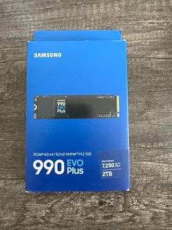 Samsung SSD 990 EVO Plus 2TB, PCIe Gen 4x4 | 5x2 M.2 2280, Up to 7,250 MB/s
