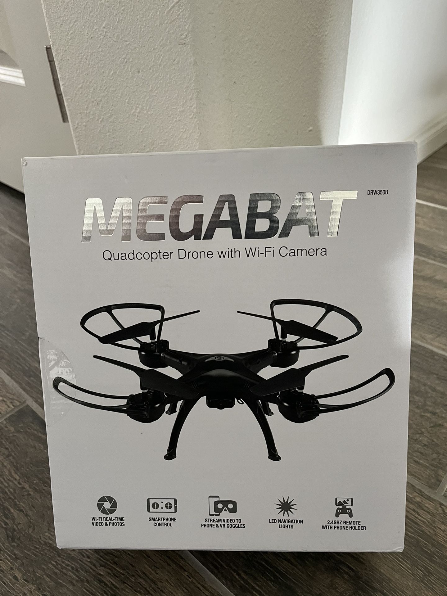 Megabat Quadcopterdrone With WiFi Camera