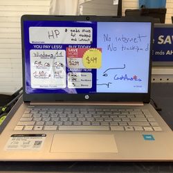 *READ* HP 14-dq3280nr *no Internet or trackpad* (58GB, 8GB RAM)