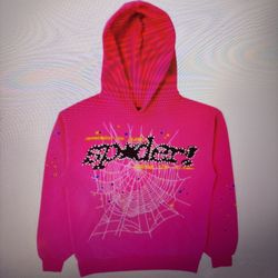 Pink Spider Hoodie