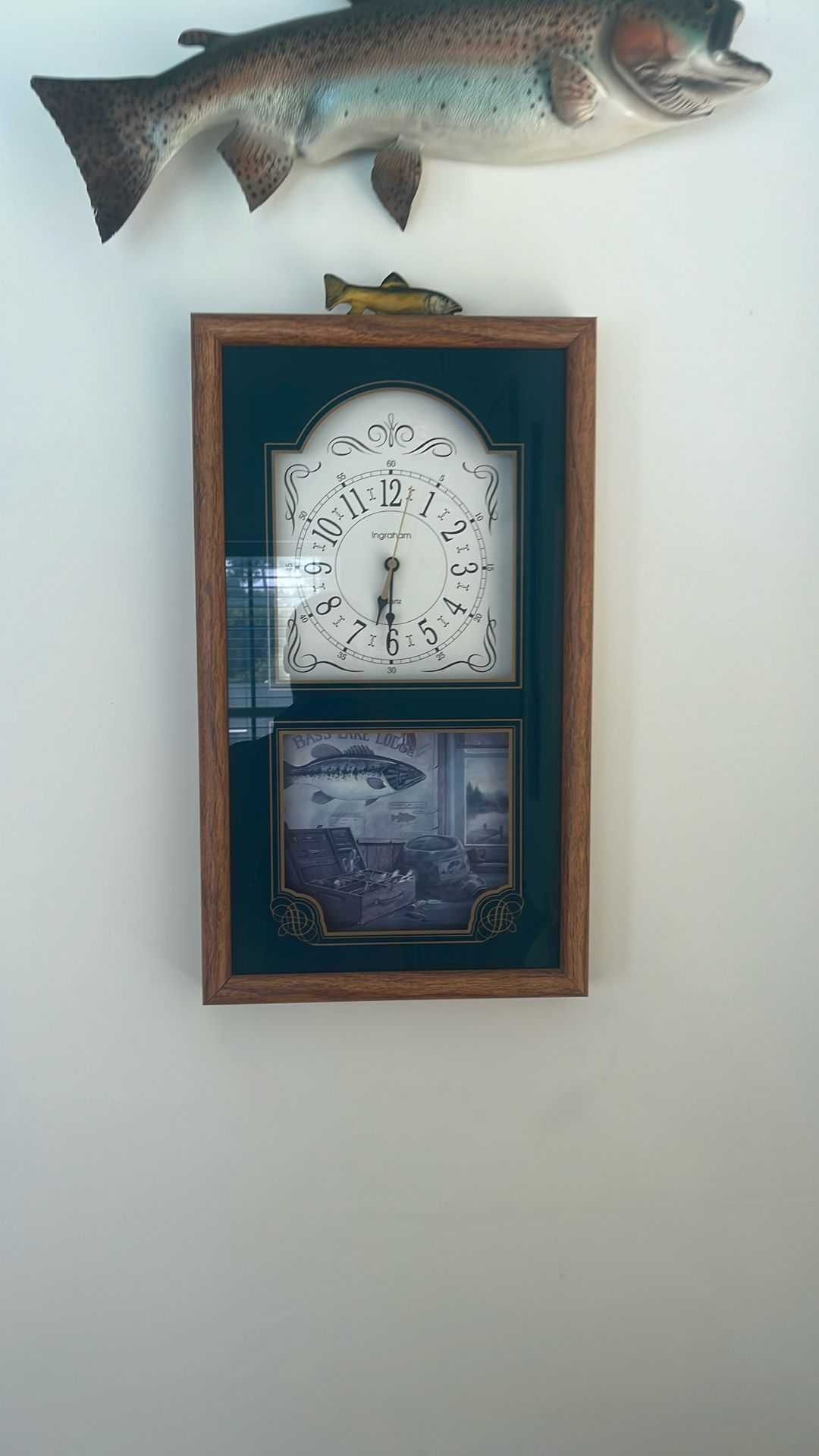 Vintage Fish Clock