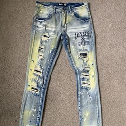 Divide & Conquer Skinny Jeans Size 30