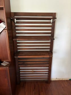 IKEA Applaro wall shelf unit and bench