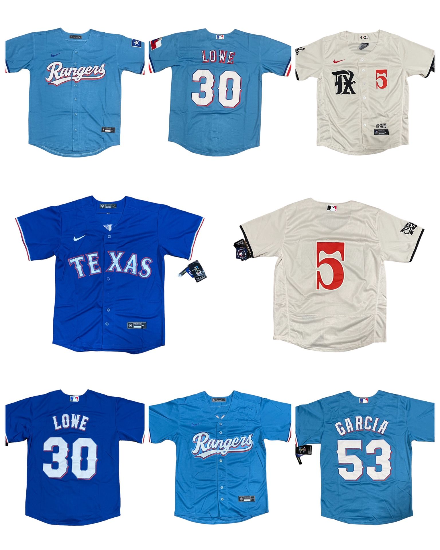 Texas Rangers Jerseys