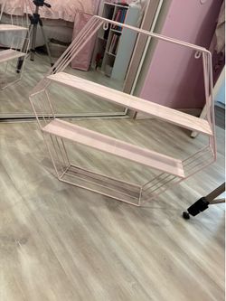 Pink shelf