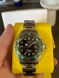 Invicta Pro Diver Watch - Black and green