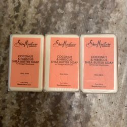 3 Shea Moisture Soaps