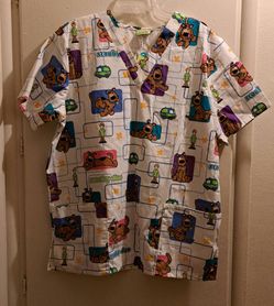 Scooby-Doo! Scrub Top NWT size Large