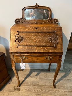 Oak Secretary Desk