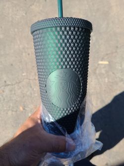 Studded Dark Green Tumbler 24oz.