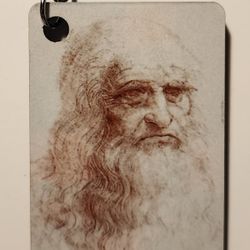 Leonardo Da Vinci As Himself Keychain 