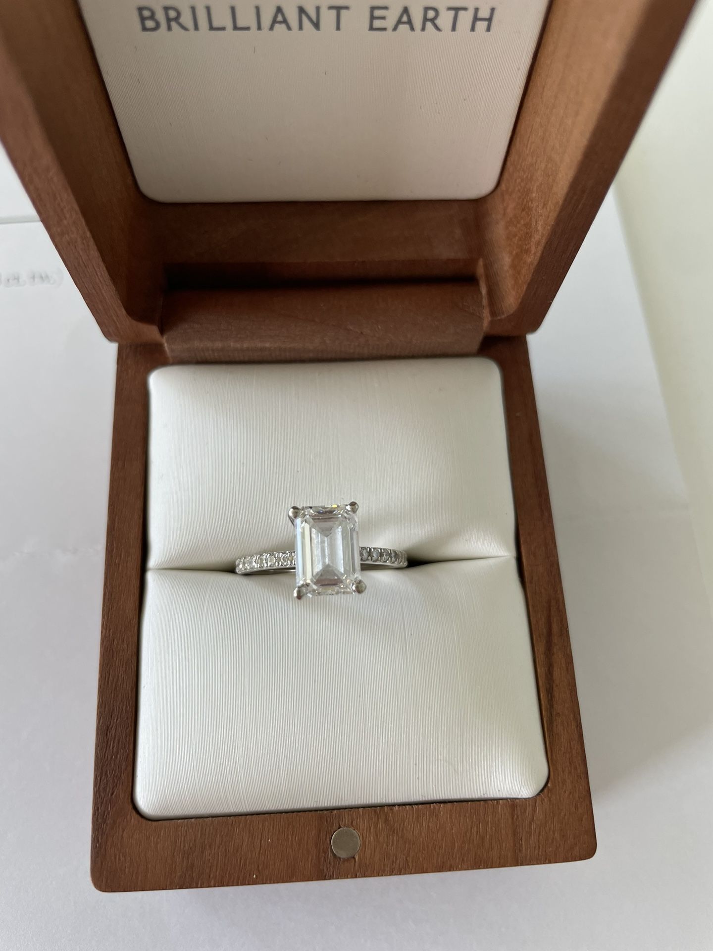 Emerald Cut Diamond Ring (2 carat)