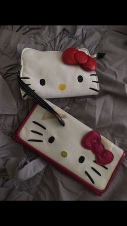 Hello kitty wallet and bag