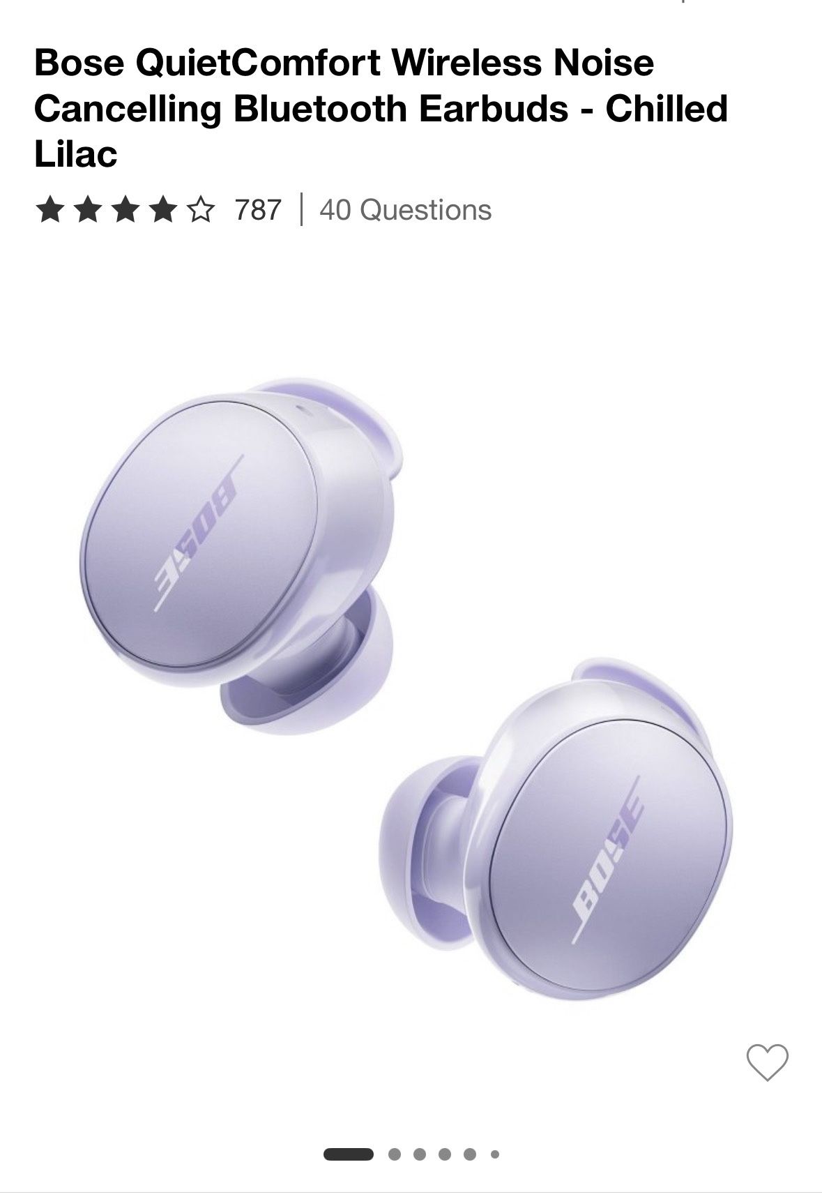 Bose Quitecomfort Earbuds