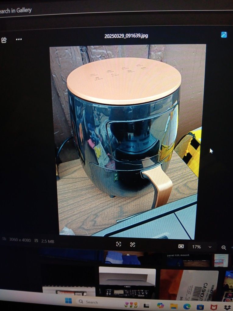 Air Fryer With Manuel