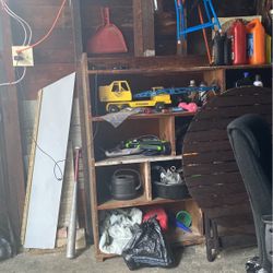 Big Yellow And Blue   Toy Truck  Antique