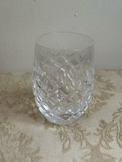 Waterford Crystal Alana Whiskey Glass - Flawless & Signed Authentic