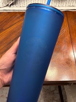 Blue Starbucks Cup