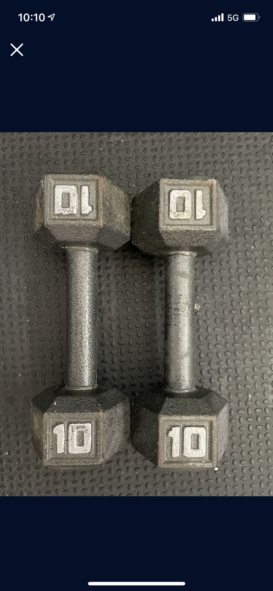 10lb Pair Dumbells