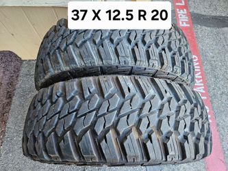 37 X 12.5 R 20 LT (2) TIRES KANATI MT