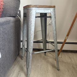 Rustic Industrial Stool 